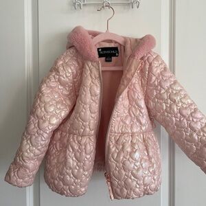 Rothschild Shimmering Pink Kids Puffer Coat